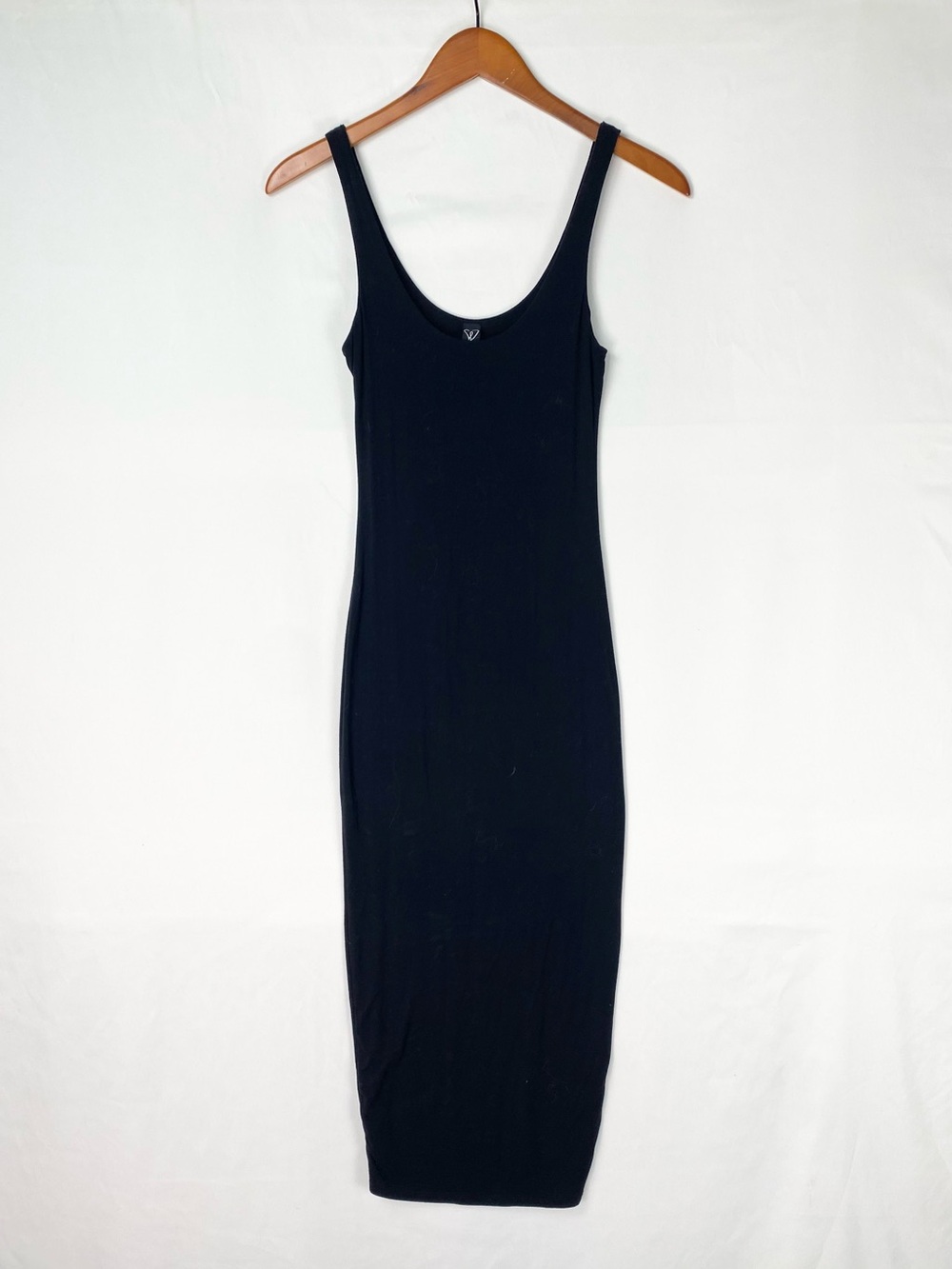 Windsor Bodycon Black Maxi Dress Scoop Neck‎
